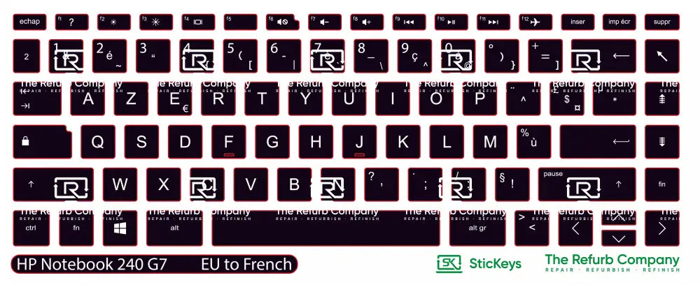 SticKeys® for HP Probook 240 G7