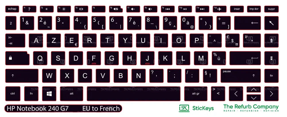 SticKeys® for HP Probook 240 G7
