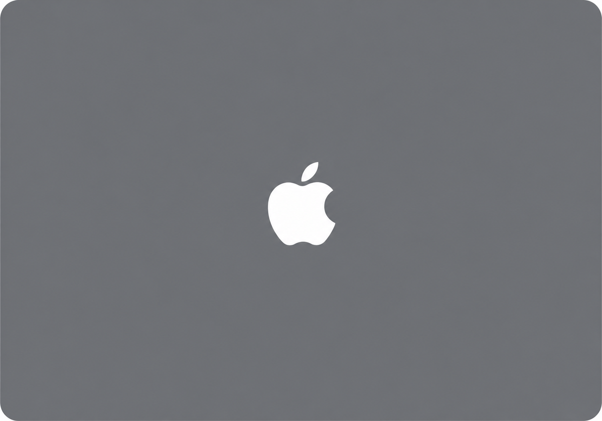 Representative Space Grey Smooth lid Skinz for Apple A3114