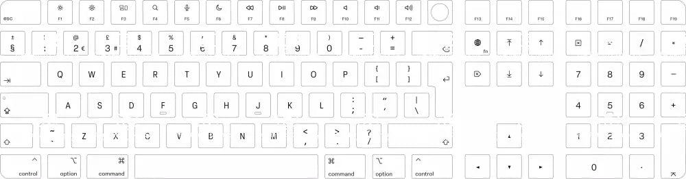 SticKeys® for Apple Magic Keyboard A2520