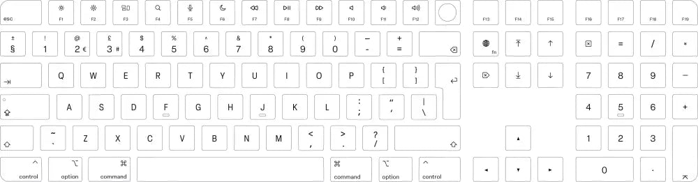 SticKeys® for Apple Magic Keyboard A2520