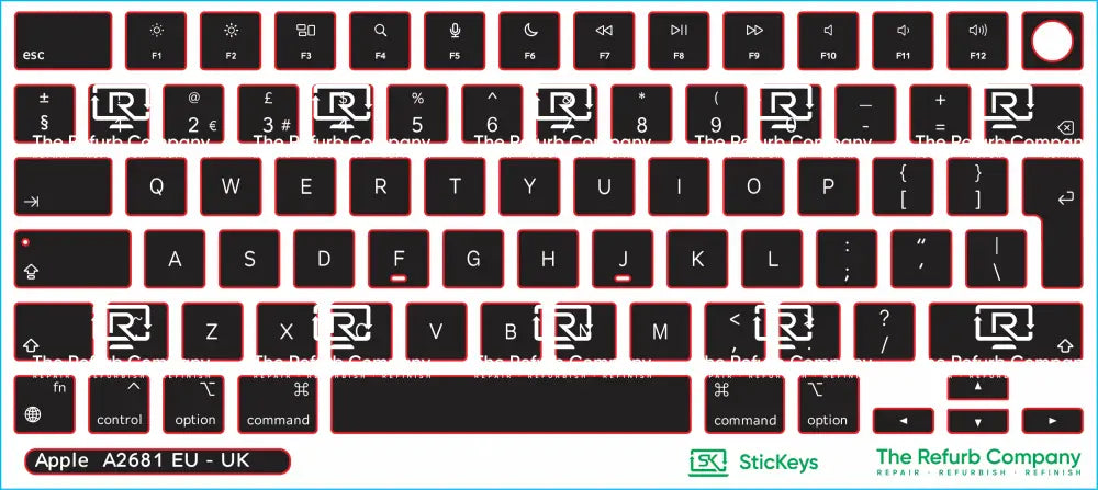 SticKeys® for Apple Magic Keyboard A2681 / A2442 / A3113