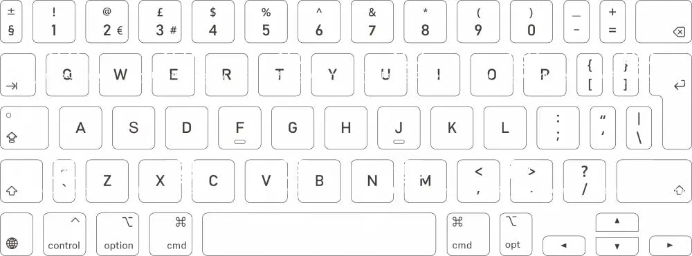 SticKeys® for Apple Magic Keyboard A2261