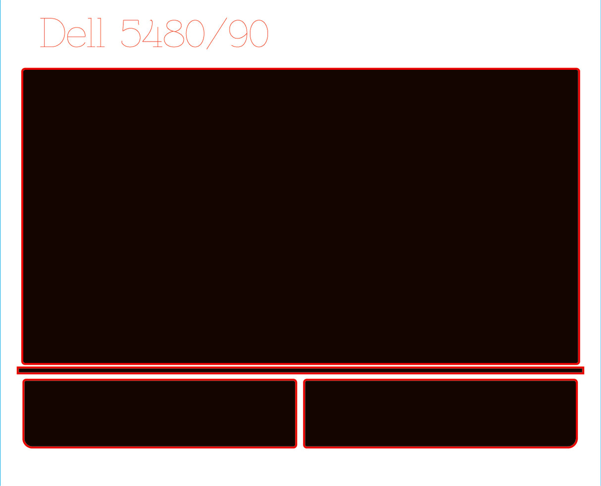 Track & Button Skinz for Dell Latitude 5480/5490