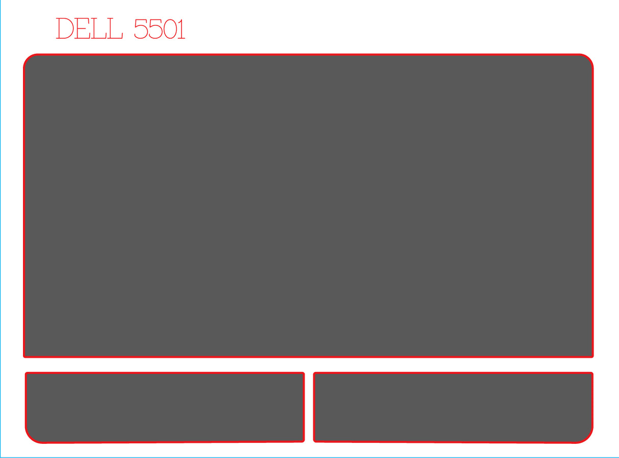 Track & Button Skinz for Dell Latitude 5501
