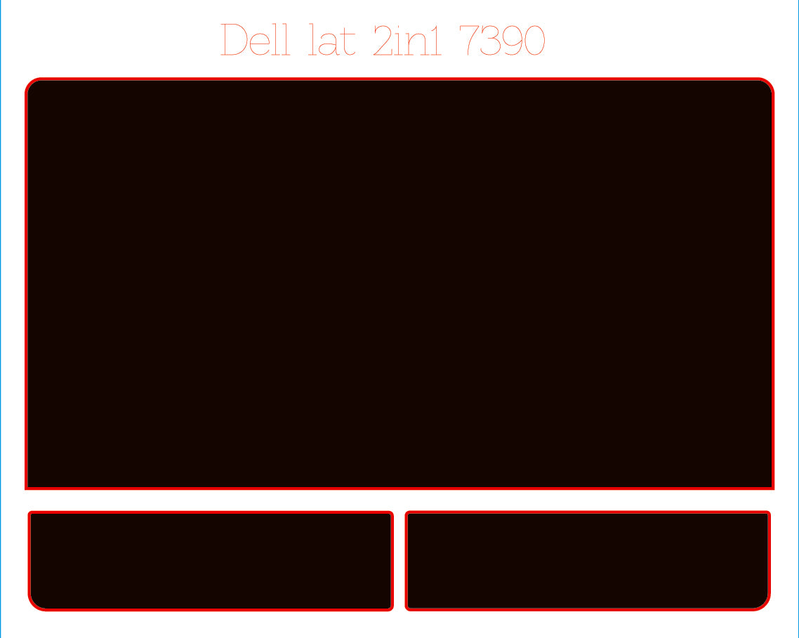 Track & Button Skinz® for Dell Latitude 7390 2in1