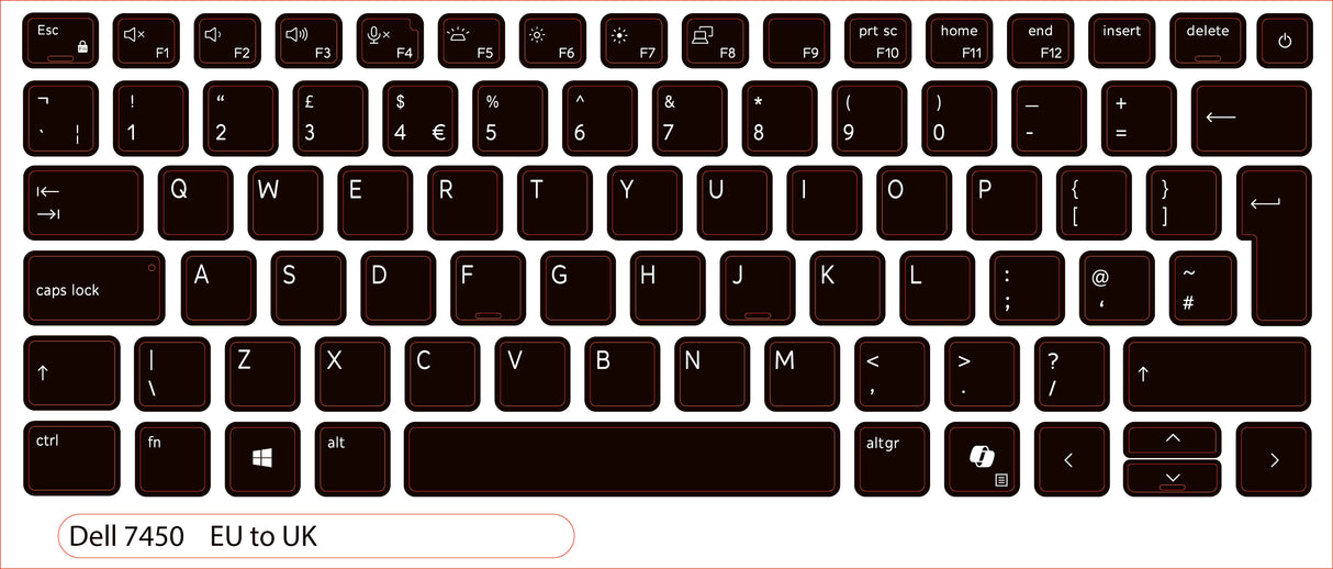 SticKeys for Dell Latitude 7450