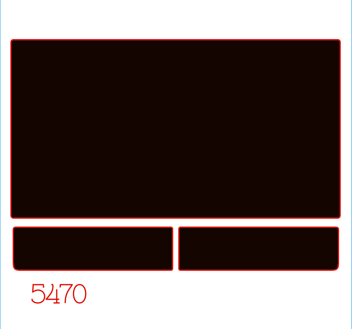 Track & Button Skinz for Dell Latitude E5470
