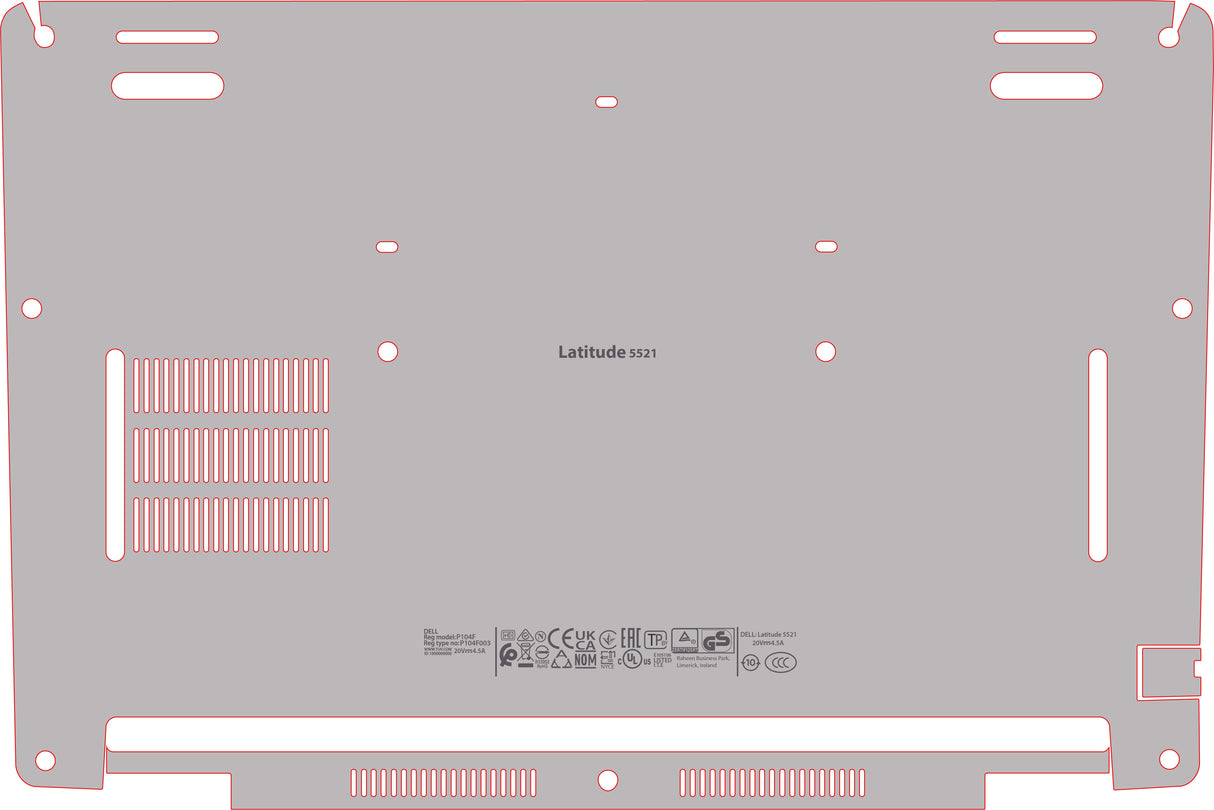 Base Skinz® for Dell Latitude 5521, 5531