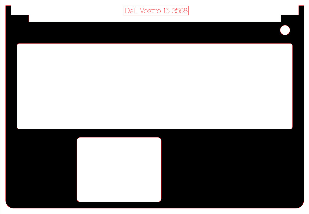 Palm & Track Skinz for Dell Vostro 15/3568