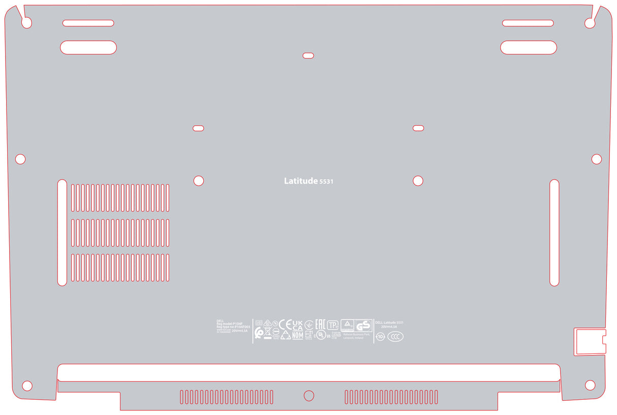 Base Skinz for Dell Latitude 5521/5531