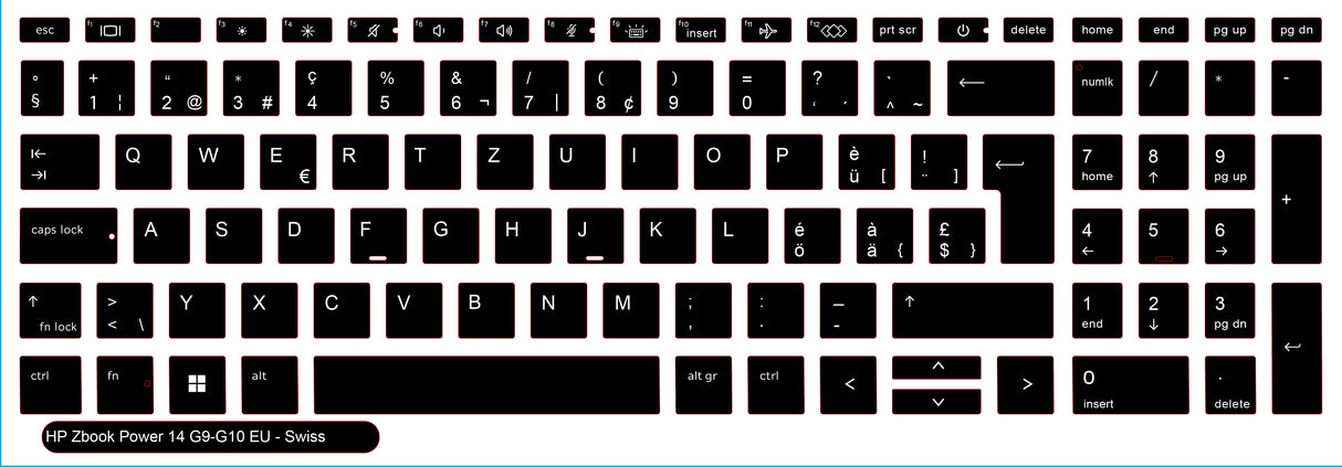 SticKeys for HP Zbook Power G9/10