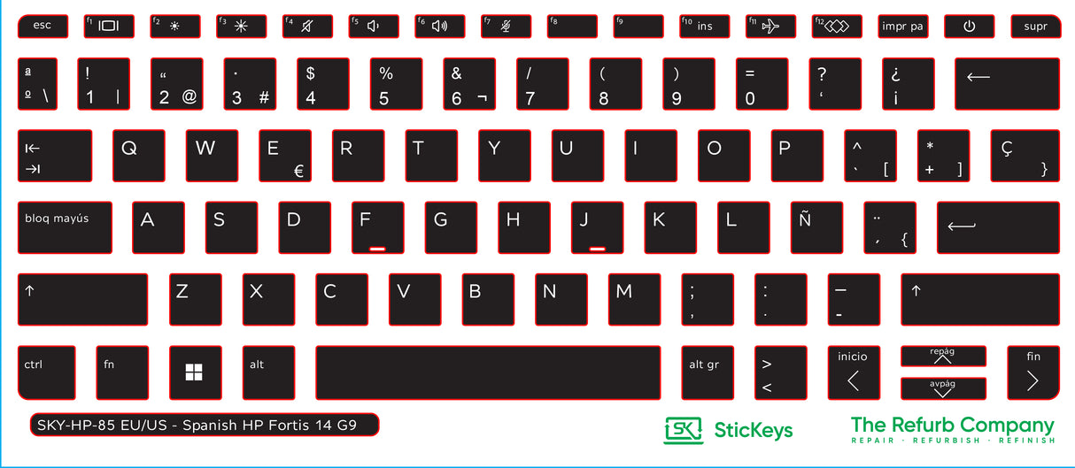 SticKeys for HP ProBook Fortis 14 G9