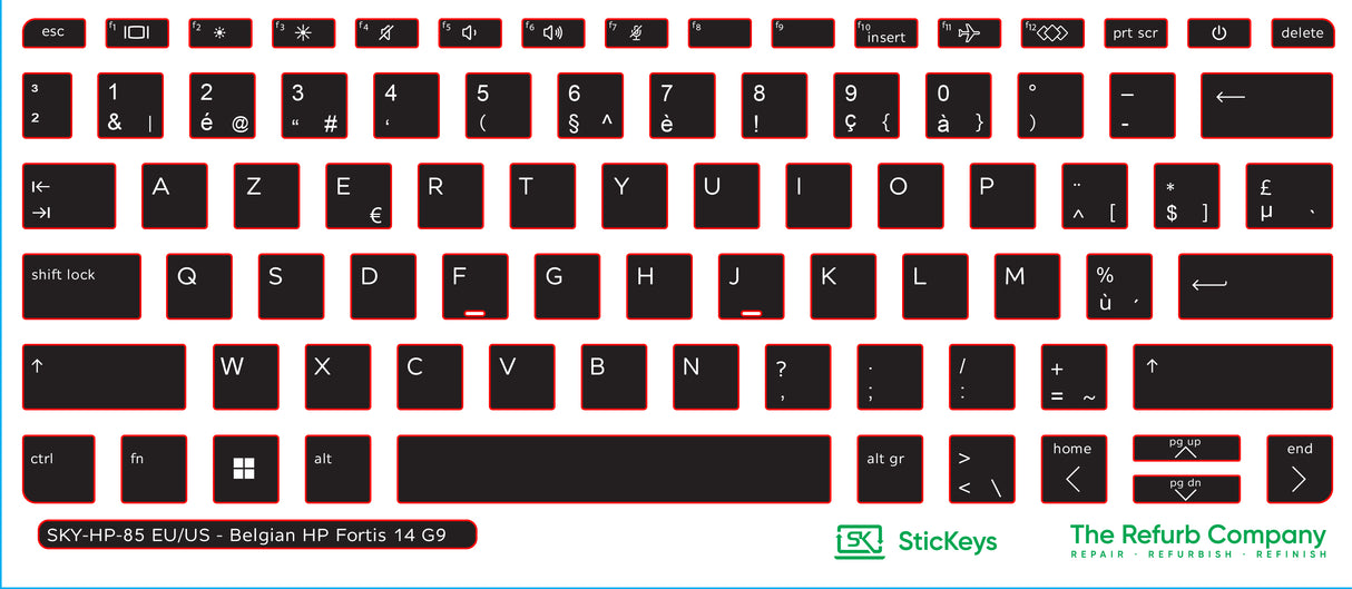 SticKeys for HP ProBook Fortis 14 G9