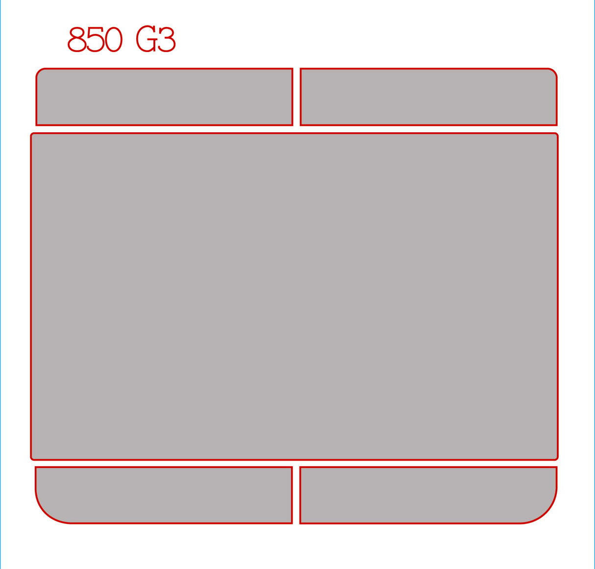 Track & Button Skinz for HP EliteBook 850/855 G3/G4