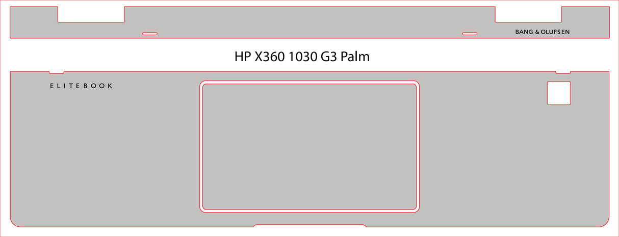 Palm & Track Skinz for HP Pro x360 1030 G3
