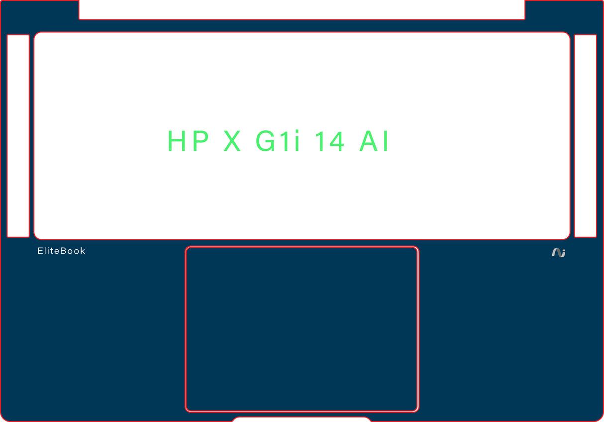 Palm & Track Skinz for HP X G1i 14 AI