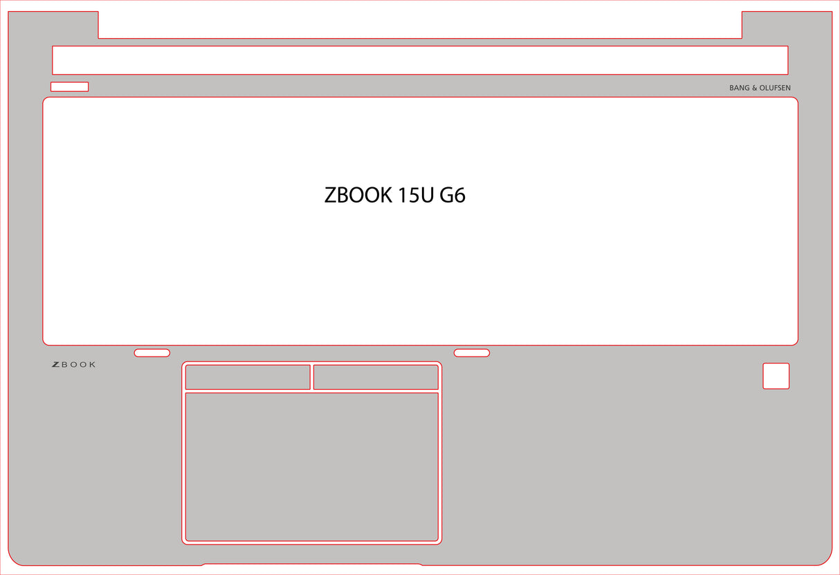 Palm & Track Skinz for HP ZBook 15U G6