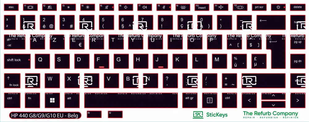 SticKeys® for HP Probook 440 G8, G9, G10