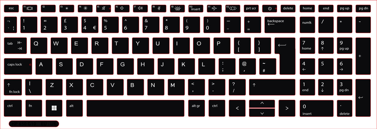 SticKeys for HP ProBook 650/655 G9/G10