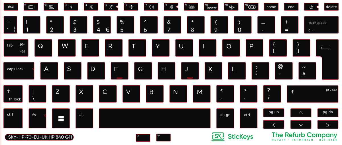 SticKeys for HP EliteBook 840/845 G11/G12