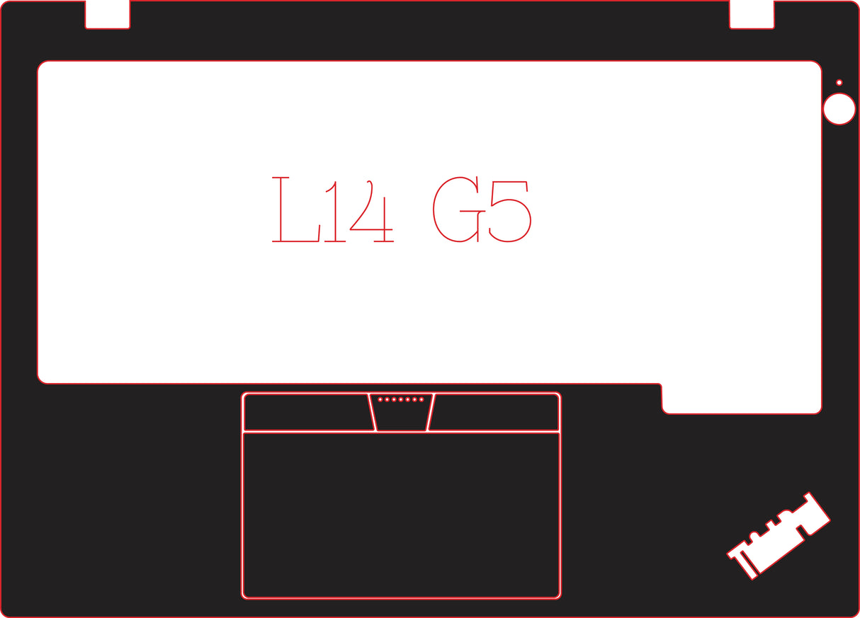 Palm & Track Skinz for Lenovo L14 G5