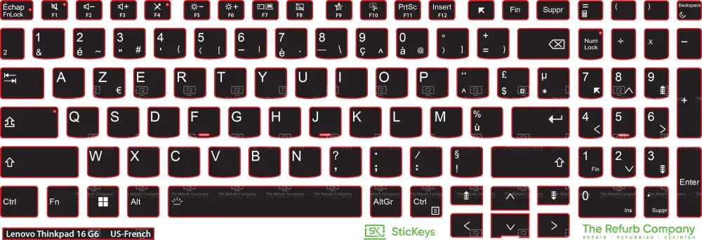 SticKeys® for Lenovo ThinkBook 16 G6