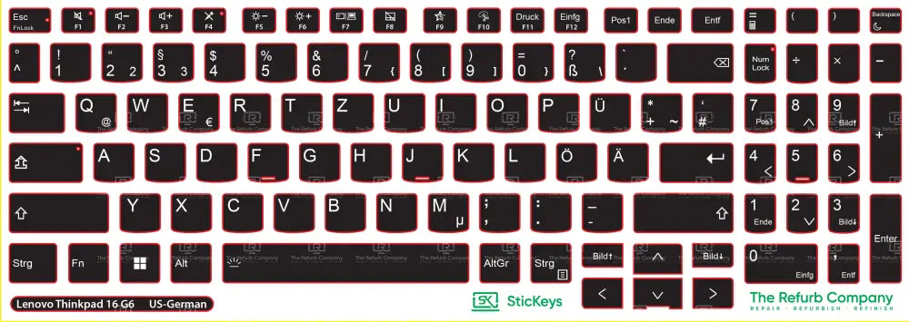 SticKeys® for Lenovo ThinkBook 16 G6