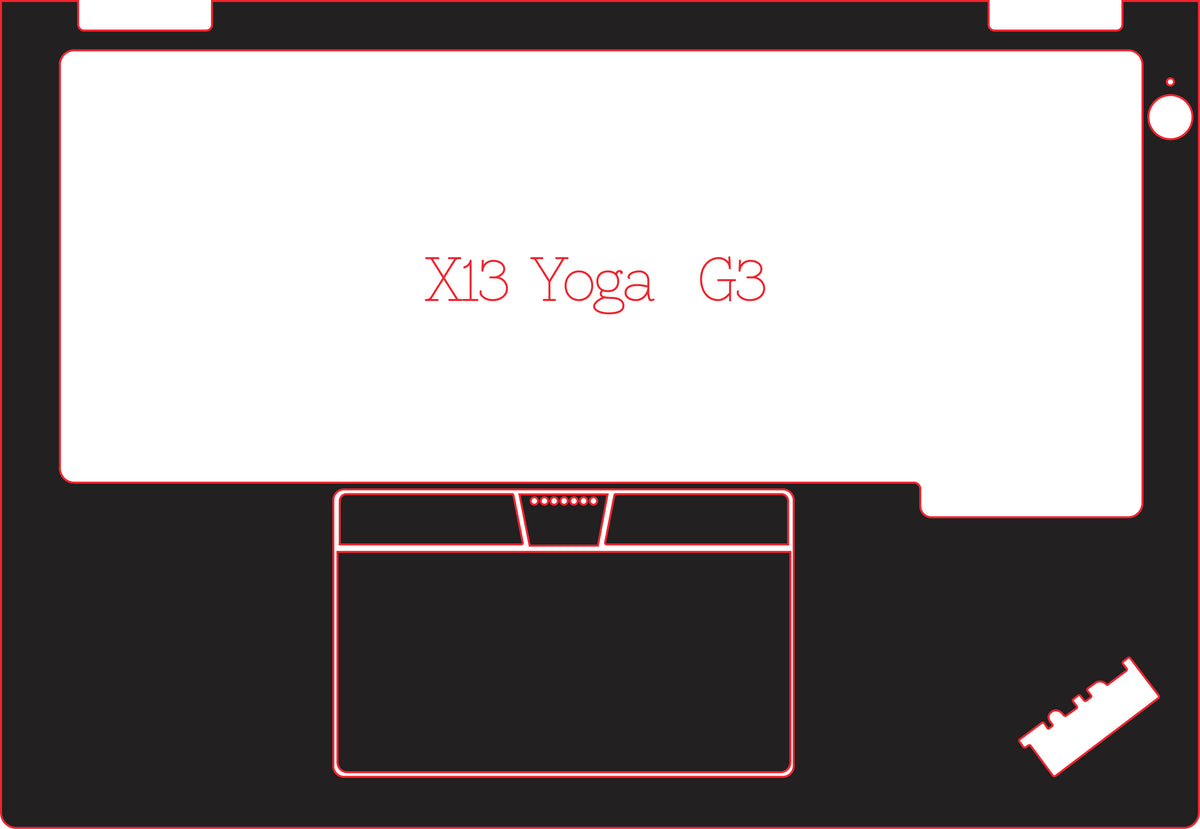 Palm & Button Skinz for Lenovo x13 Yoga G3