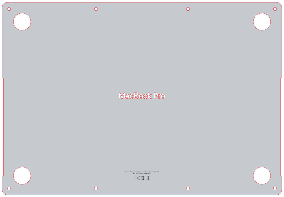 Base Skinz for Apple Macbook Pro A2485 A2991 A3403