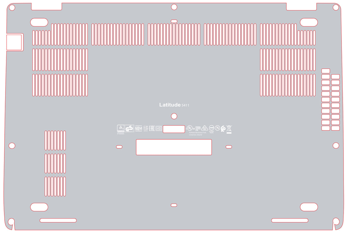 Lid Skinz for Dell Latitude 5411