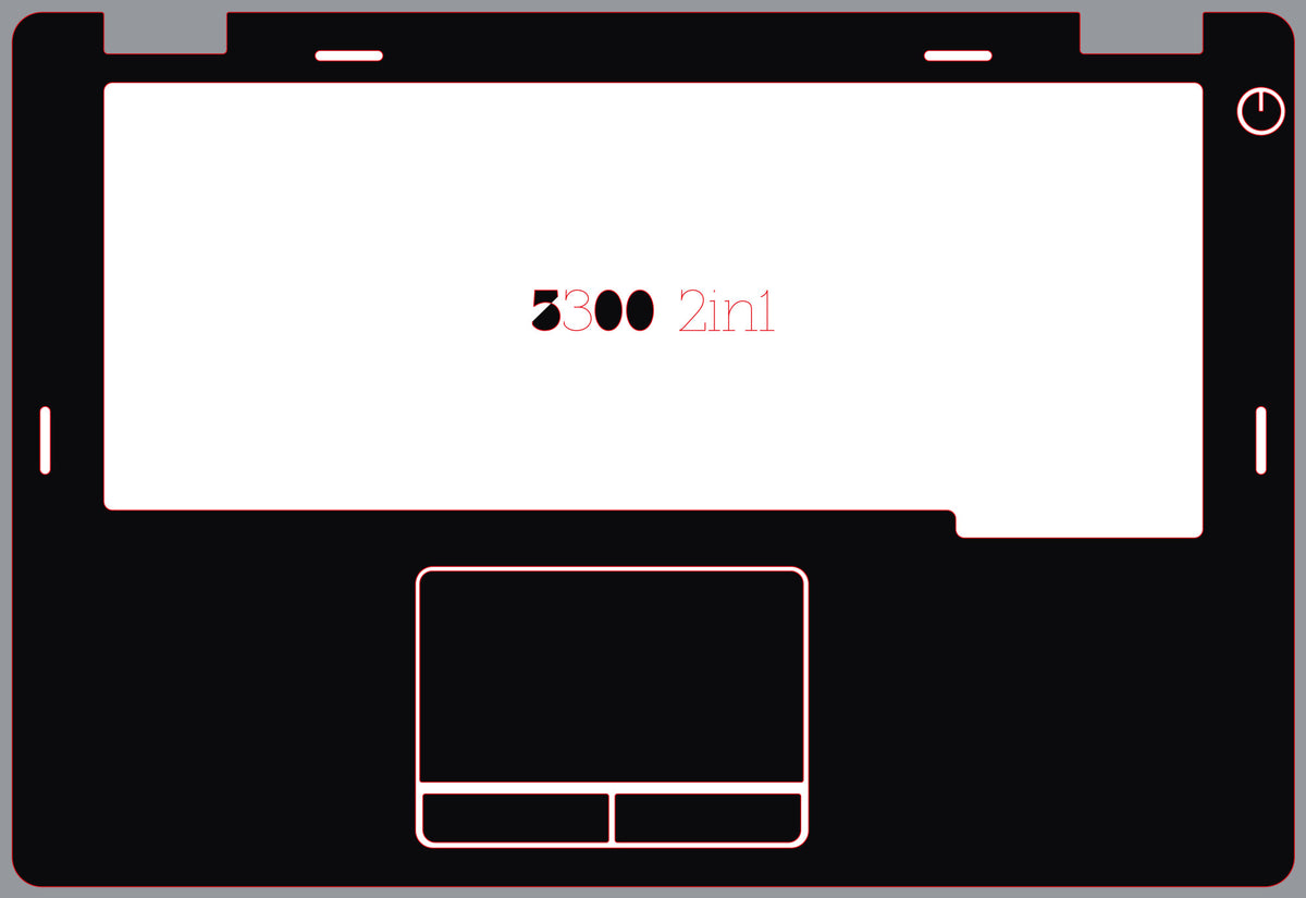 Palm & Track Skinz for Dell Latitude 5300 2in1