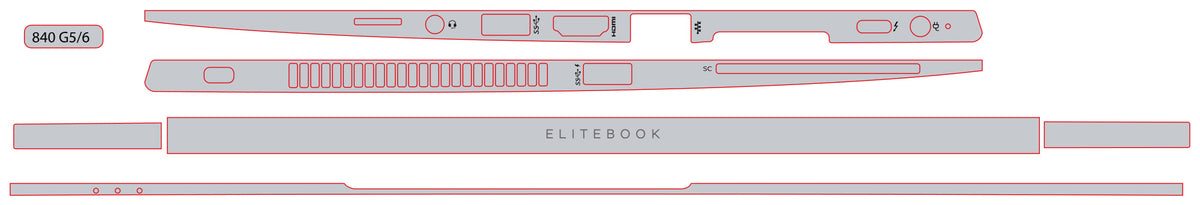 Side Skinz for HP EliteBook 840/845 G5/G6