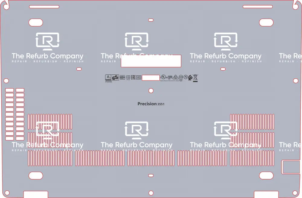 Lid Skinz® for Dell Precision 3551