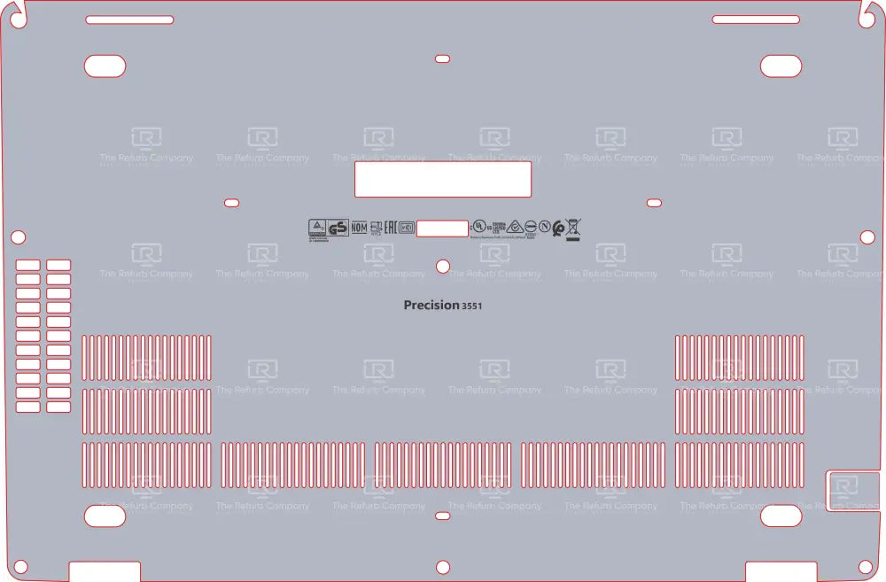 Lid Skinz® for Dell Precision 3551