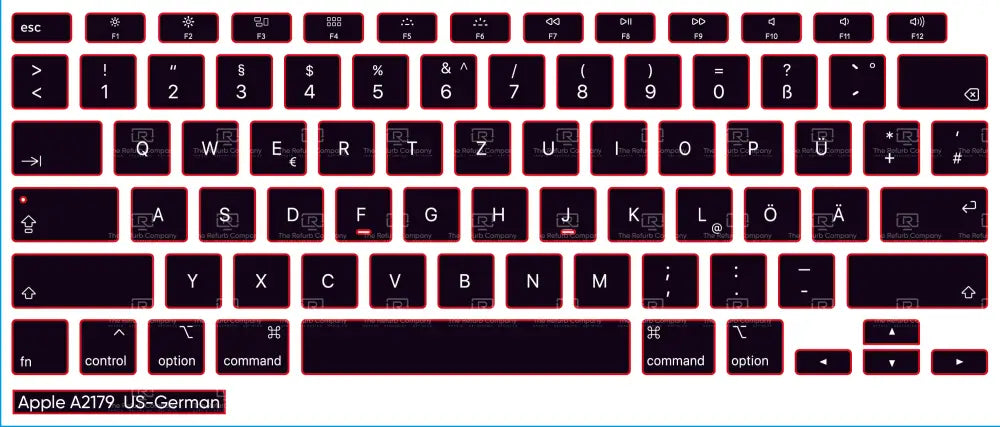 SticKeys® for Apple Macbook Air A2179