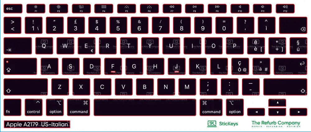 SticKeys® for Apple Macbook Air A2179