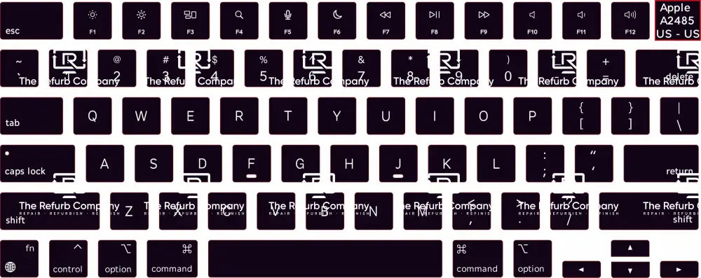 SticKeys® for Apple Macbook Pro A2485 / Apple Macbook Air A2681 / Apple Macbook Pro A2780