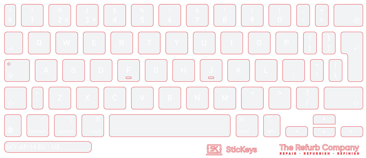 SticKeys for Apple Magic Keyboard A2261