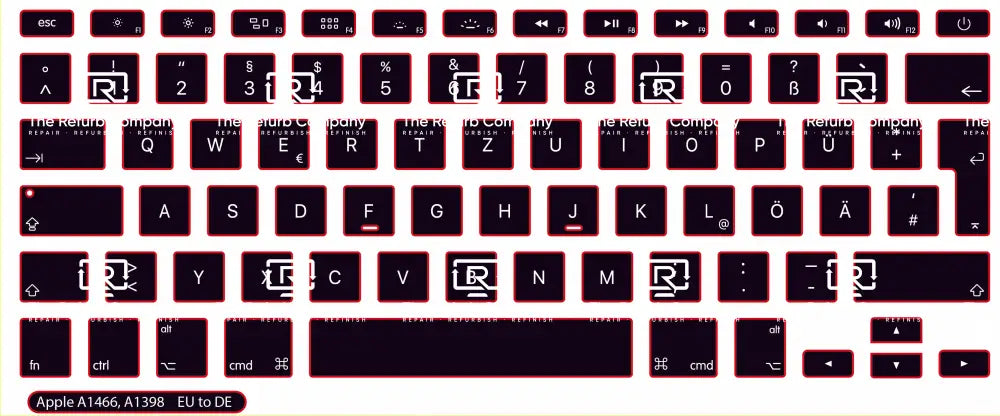 SticKeys® for Apple Macbook Pro A1398, A1502 / Apple Macbook Air 13" A1466