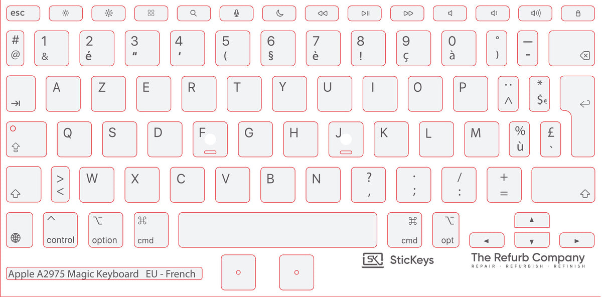 SticKeys for Apple A2975 Magic Keyboard