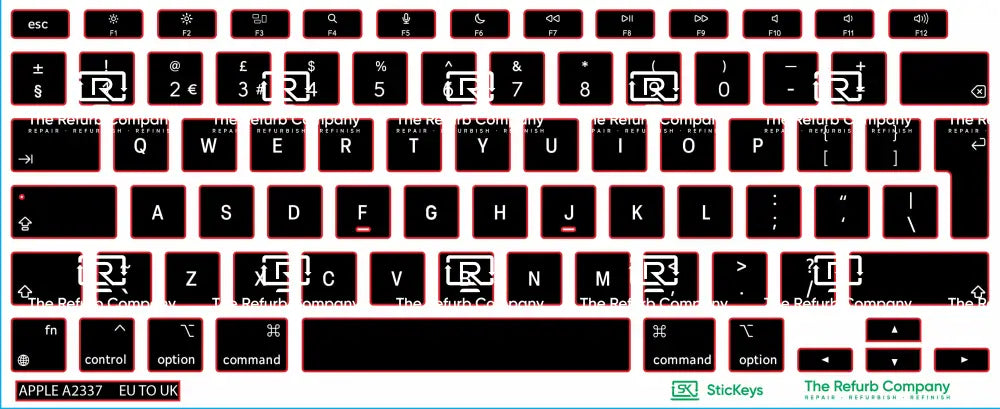 SticKeys® for Apple Macbook Air 10,1 A2337