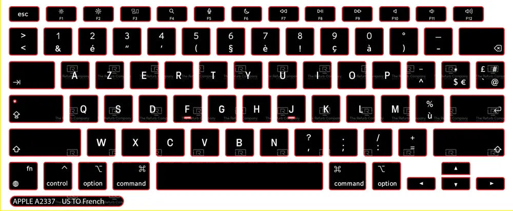 SticKeys® for Apple Macbook Air 10,1 A2337