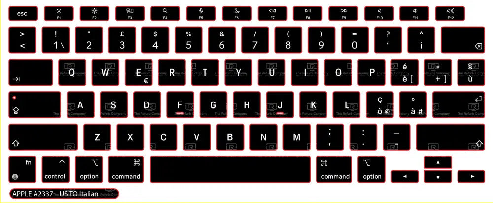 SticKeys® for Apple Macbook Air 10,1 A2337