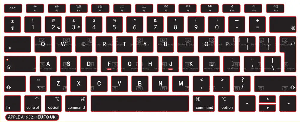 SticKeys® for Apple Macbook Air 8,1 A1932