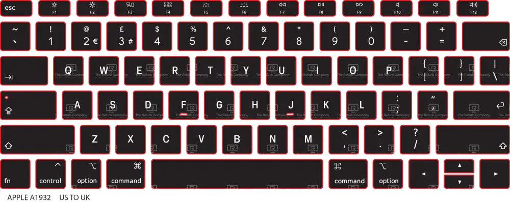 SticKeys® for Apple Macbook Air 8,1 A1932