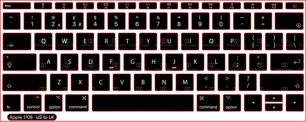 SticKeys® for Apple Macbook Pro A1708