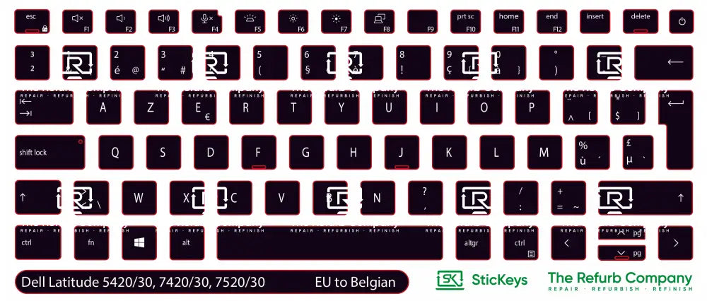 SticKeys® for Dell Latitude 7420, 7430, 7520, 7530, 5420, 5430