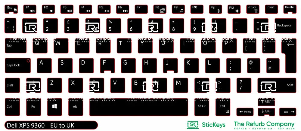 SticKeys® for Dell XPS 9360