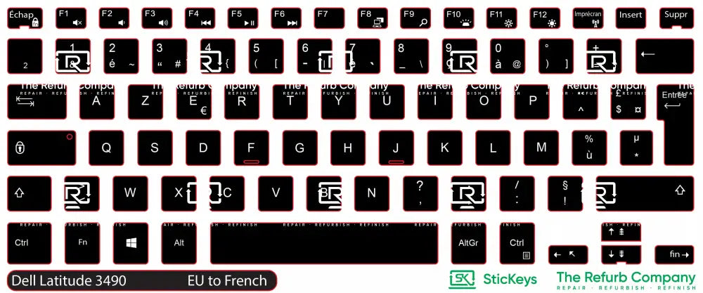 SticKeys® for Dell Latitude 3490